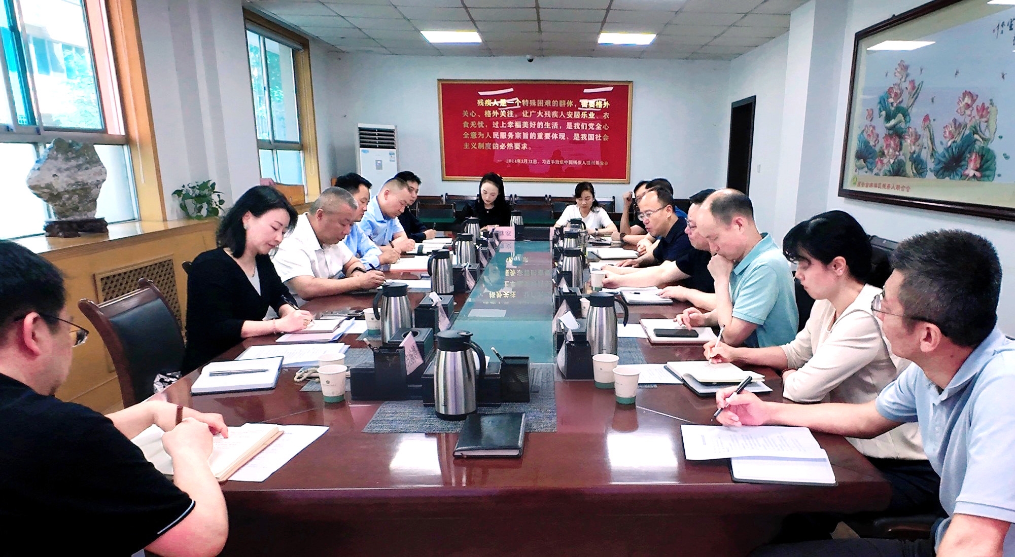 强盛一行赴西安市残疾人联合会开展专题调研——共商残疾人康复养老事业发展，探索科技助残服务新模式