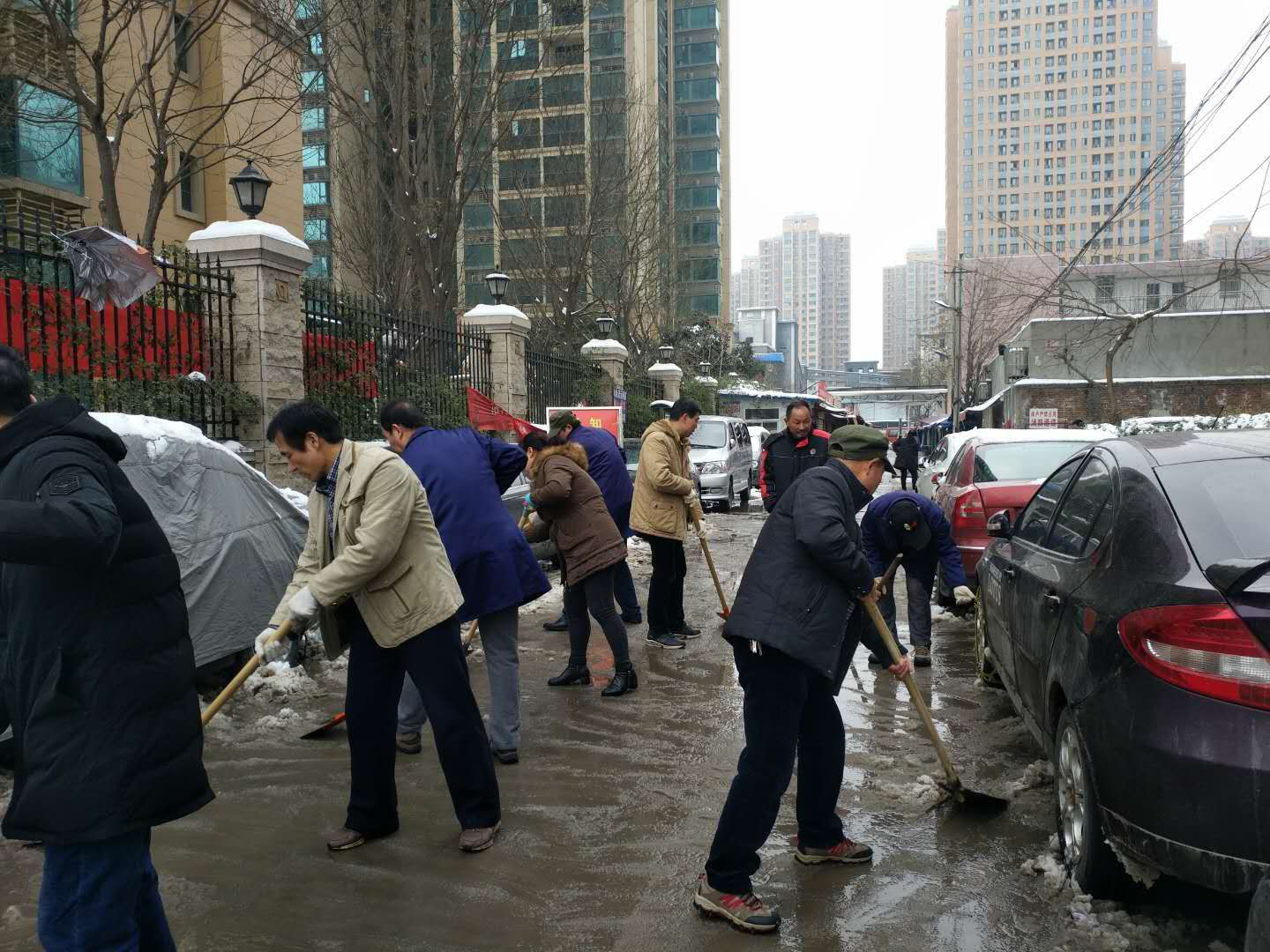 “以雪为令，御雪奋战” 西安工业投资集团再行动